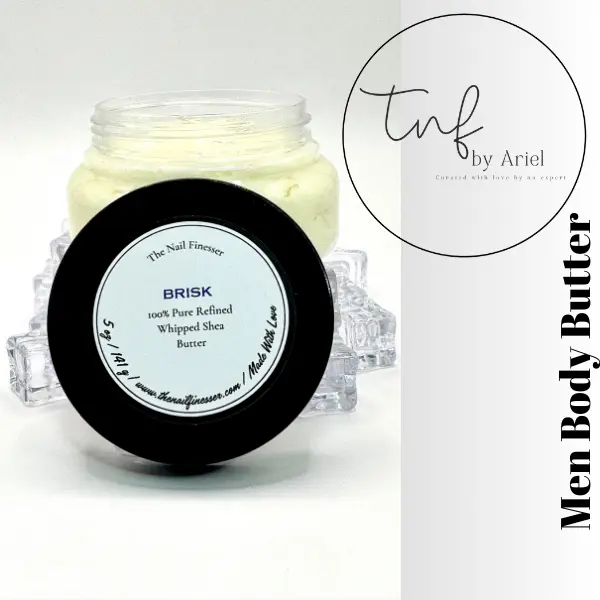 (Men's Collection) TNF By Ariel Body Butters- Handcrafted Shea Butter for Nourishing Hydrating & Protecting Skin with Our Various Scent Options
