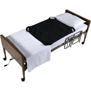 Patient Aid Positioning Sheet with Handles (PA45048) for Moving and Turning Patients in Bed, with 3-Layer Nylon Fabric for Comfort and Protection, 4 Ergonomic Straps for Fast and Safe Repositioning