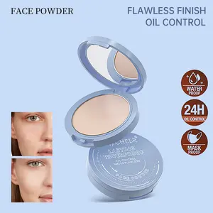 MAYCHEER Pressed Powder – Oil Control, Full Coverage, Waterproof & Sweat-Proof, Matte Finish, Blurs Imperfections, Long-Lasting, Smooth Natural Look