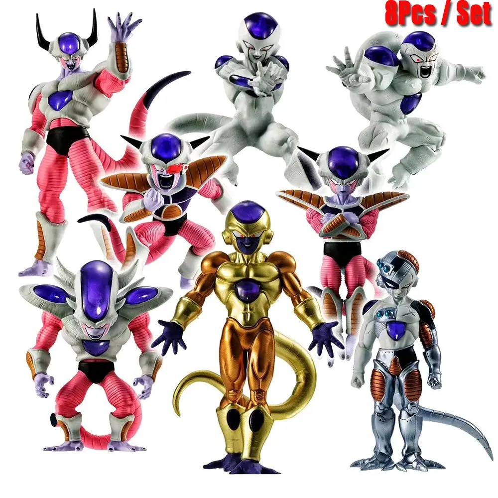 8-Piece Anime Action Figure Set, 3-5 in Collectible Toy Statues, Perfect for Anime Fans & Collectors, Ideal Holiday Gift