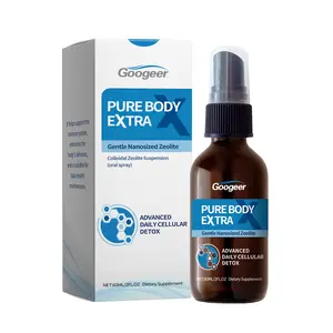 Pure Body Extra 60mL Zeolite Detox Oral Spray | Dietary Supplement with Gluconolactone, Potassium Sorbate & Vitamin B1 | Support Daily Energy & Vitality