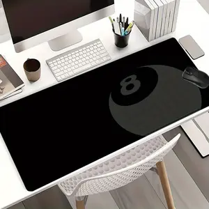 Creative 8 Ball Pattern Mouse Pad, Rectangle Gaming Mouse Pad, Non-slip Rubber Base Mousepad, Office Desk Keyboard Mouse Mat for Home Office Game Room Desk, Gaming Items, Desk Gadgets, Office Desk Accessories