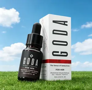 GODA Original Pheromones Perfume for Women 15ml, Long Lasting Jasmine & Rose Floral Fragrance, Vegan Cruelty-Free Elegant Daily Scent