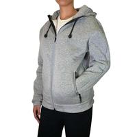 (Style 1 - Tech Zip) Heather Grey
