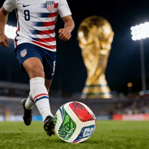 Adults/Youth Universal 2026 US-Canada-Mexico World Cup Official Size 5 Soccer Ball Football Balls for Training & Official Matches