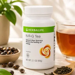 Herbalife N-R-G Herbal Tea Beverage - 2.12 Oz Natural Flavor Herbal Blends with Raw Guarana, Lemon-Infused Energy Booster for Health & Wellness Support