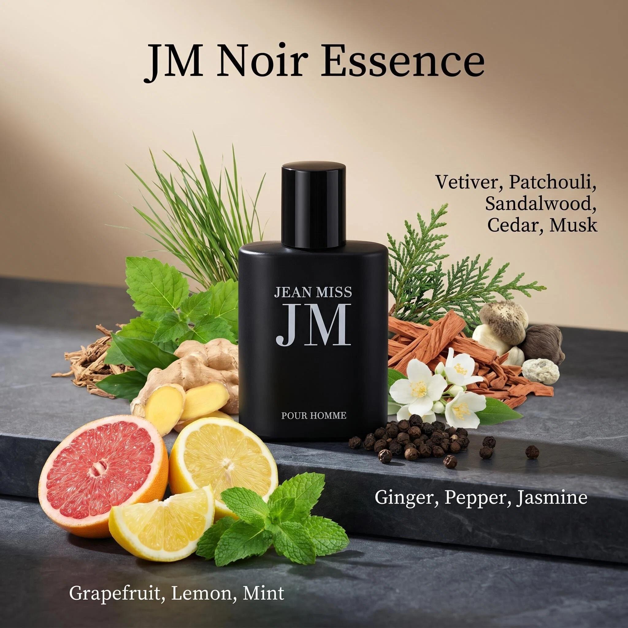JEAN MISS 3x30ML, Men's 3 Counts Cologne Gift Set, Long Lasting Eau De Toilette Fragrance, Daily Use Scent for Men, Perfume Para Hombres, Vanilla Perfumes, Gift for Boyfriend & Father, Cologne Discovery Set, Summer Travel Perfume Set, curations