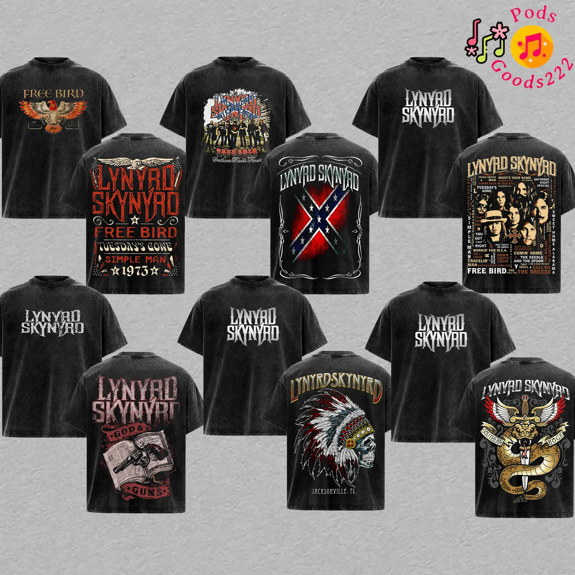 Lynard skinnard band tee - TikTok Shop