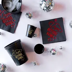 For Your Party Las Vegas  Bachelorette Plastic Shot Glasses | Pack of 12, 16oz Stadium Cups | Vegas-Before-Vows | Vegas Themed Wedding, Bachelorette, Cowgirl Theme Party Decorations & Supplies