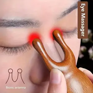 Wooden Manual Massager, Handheld Acupoint Massage Tool for Eye, Nose and Face, Portable Manual Massage Tool for Relaxation and Revitalization, Facial Beauty Massagers, Body Care