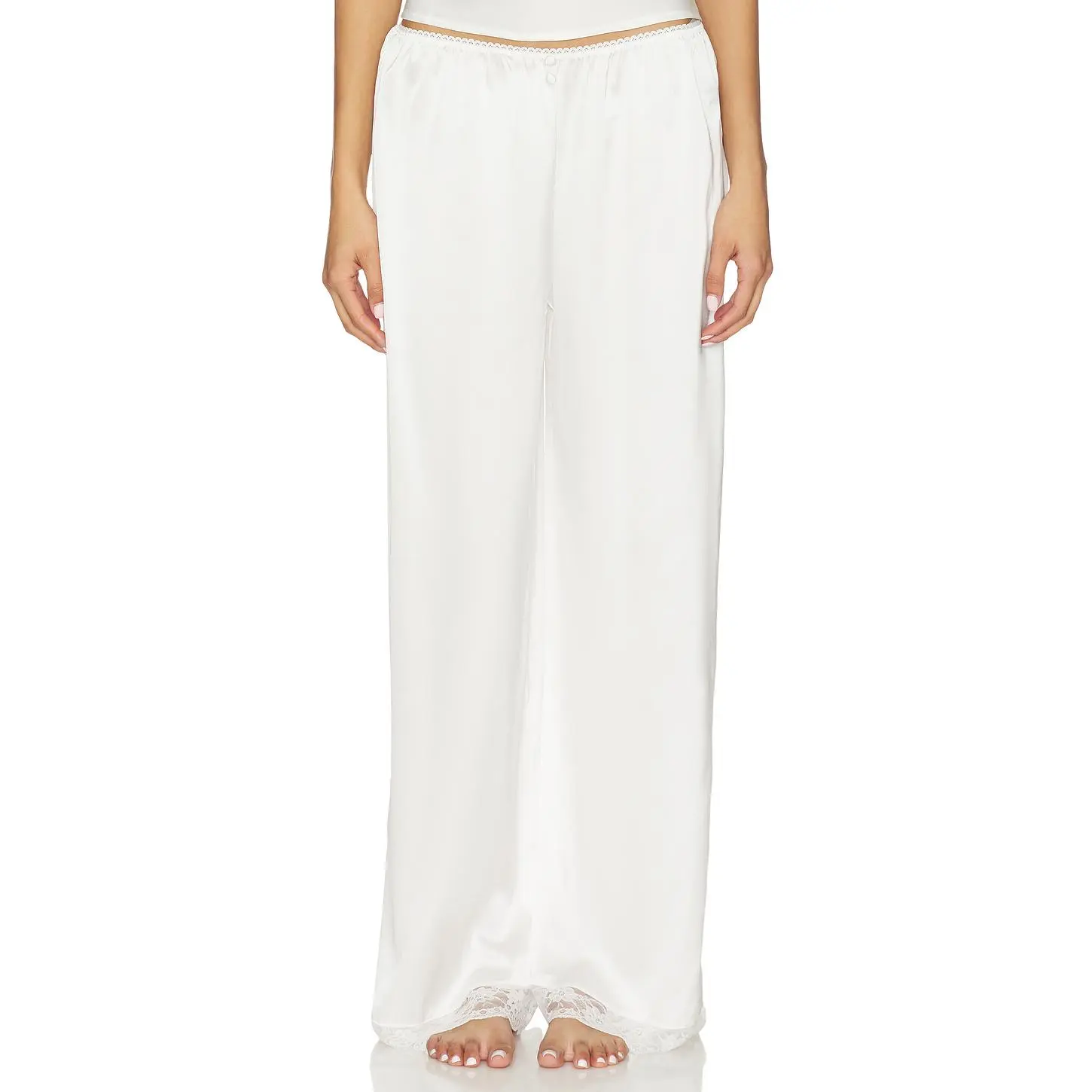 KAT THE LABEL Cindy Pants in Ivory