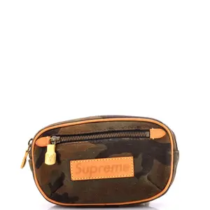 Pre-owned Louis Vuitton material Belt Bags Bum Bag Limited Edition Supreme Camouflage Canvas by Rebag