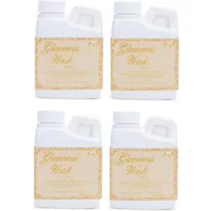 Glamorous Wash 4 ounce Fine Laundry Detergent Pack of 4, Diva