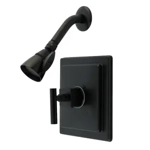 Kingston Brass KB8650CQLSO Claremont Single-Handle Pressure Balanced Shower Faucet - Matte Black