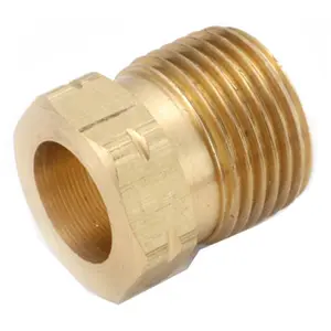 212 MAIN Left Handed Hex Shape Standard Pool Nut, Anderson Metals 55221 - Pack of 5