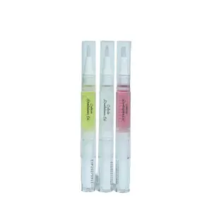 SASSYTIP Rotating Design Cuticle Oil Pen for Nail Strengthen with Vitamins E Jasmine Lemon Fragrance 2ml Manicure Daily Nourishing Polish Scented Nail Care