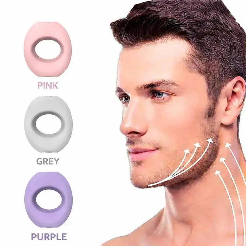 Jawline Exerciser - Facial Slimming & Massage Tools for Men, Double Chin Reducer, Firming/Lifting Facial & Neck Strengthening Trainer, Powerful Jaw Line Shaper