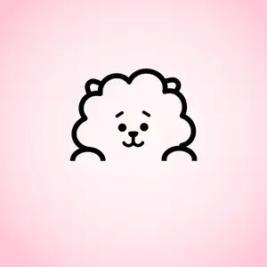 Kpop Cartoon RJ Vinyl Peeker Decal