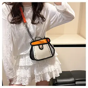 Funny Cartoon Crossbody Bag Creative Cute Handbag Anime Style 2D Drawing Bag for Women & Men Perfect for Everyday Use