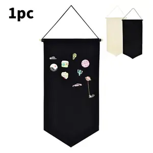 Boho Badge Display Board, 1 Count Brooch & Medal Collection Wall Hanging Organizer, Decorative Pin Board for Home Office School, Wall Ornaments