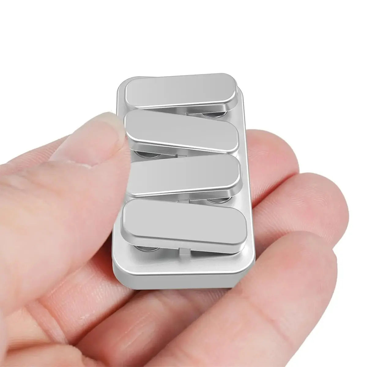 Mini Piano Key Seesaw Edc Metal Push Toy, Portable Zinc Alloy Game, Novel Finger Play Fun, Unique Handheld Entertainment, Stress Relief Tools, Sensory Stress Reliever