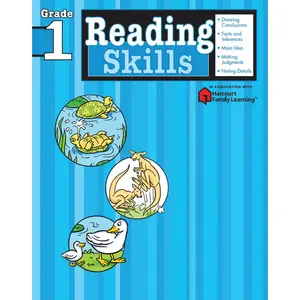 Reading Skills: Grade 1 (Flash Kids Harcourt Family Learning)