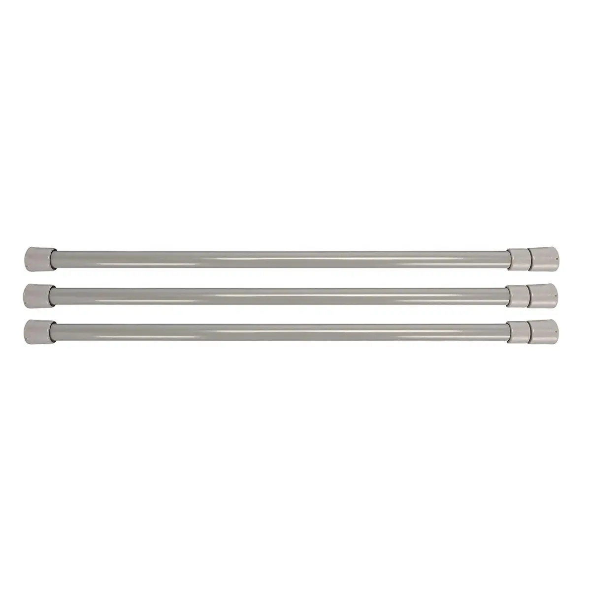 Camco 1304.4055 16 to 28 in. 44055 Refrigerator Bars, Gray - Pack of 3