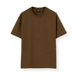 Premium Brown Oversized T-Shirt for Men & Women – Soft Cotton Crew Neck Tee, Casual Streetwear Fashion, Relaxed Fit Basic Solid Color Shirt, Everyday Essential Urban Style Top for Summer Spring Fall