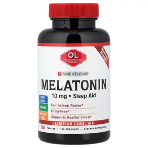 Olympian Labs Melatonin, Time Release, 120 Tablets