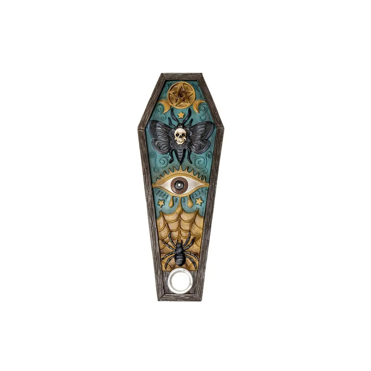 Moth Coffin Incense Burner