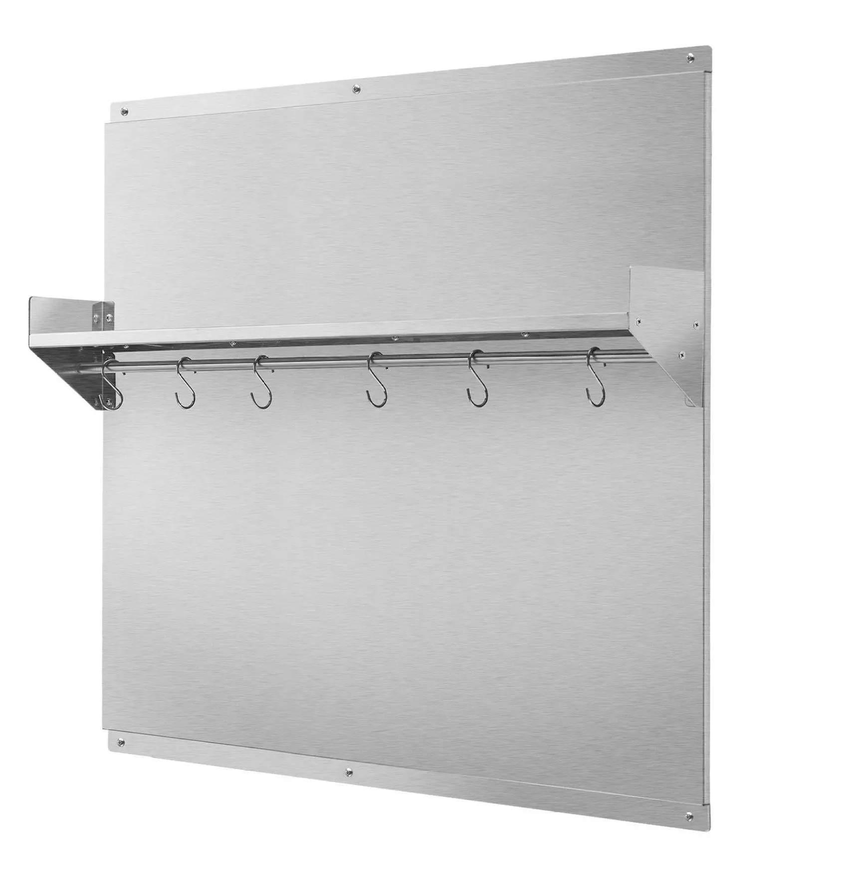 Stainless Steel Stove Backsplash 36x30 inch - Splatter Guard with Rack Default