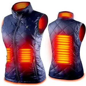 WomenHeatingVestAutumnandWinterCottonVestUSBInfraredElectricHeatingsuitWomenFlexibleThermalWinterWarmJacket
