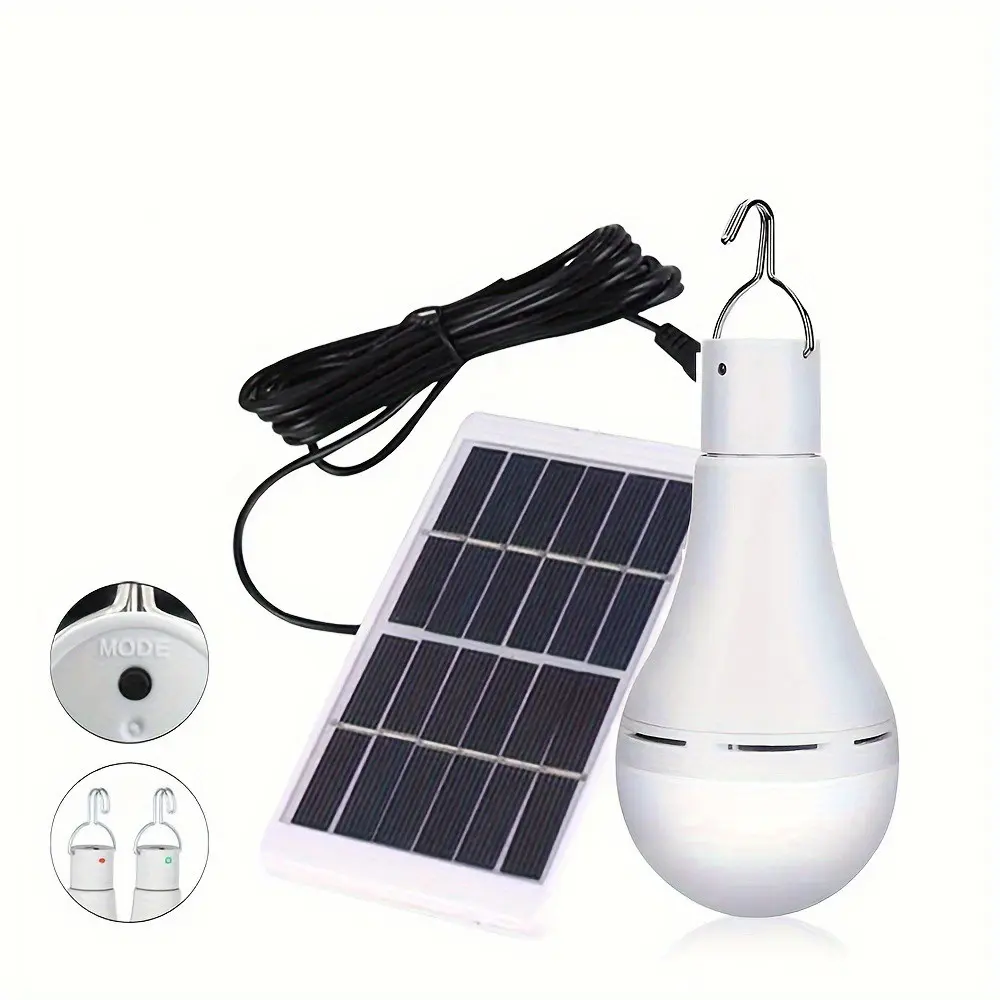 1/2Pack,Solar LED Light, Indoor Family & Chicken Coop Solar Lamp, Outdoor Camping Light, Rechargeable LED Solar Light for Power Outages, Outdoor Waterproof Lights, Dimmable Outdoor Light, Solar Powered Lights