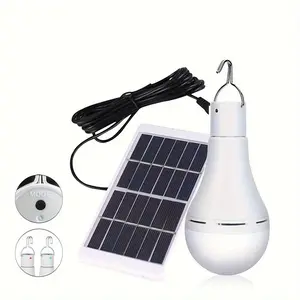 1/2Pack,Solar LED Light, Indoor Family & Chicken Coop Solar Lamp, Outdoor Camping Light, Rechargeable LED Solar Light for Power Outages, Outdoor Waterproof Lights, Dimmable Outdoor Light, Solar Powered Lights