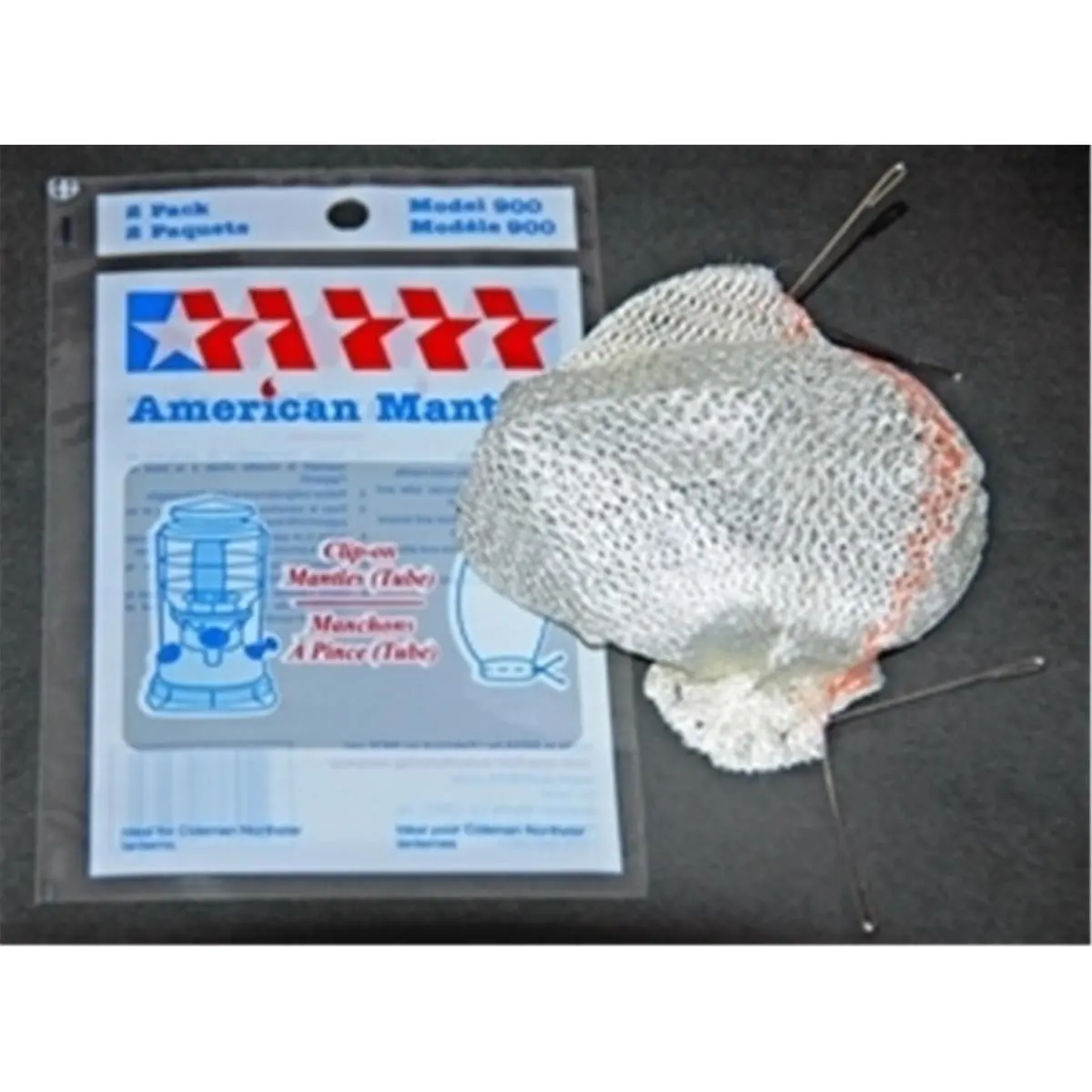 American Mantle 900 2 piece Tube Mantle for Northstar Lanterns, Pack of 2