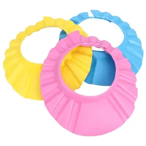 1Pcs Baby Soft Shower Cap Wash Hair Shield Hat Bathing