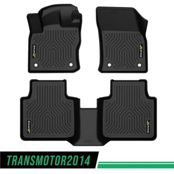 G-PLUS Motor Interior All Weather Floor Mats 2 Row Liner Set TPE Fit For 2018-2023 Volkswagen Tiguan