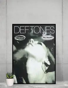 Defttones Around The Fur Album Poster Prints Abstract Face Design Artistic Home Decor 8x12 12x18 16x24 20x30 24x36 Frameless Decoration