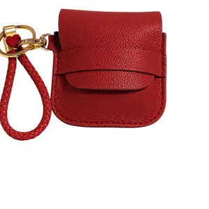 Geranium Red Moodzee Charm Bag – Vegan Leather Essential Oil Holder