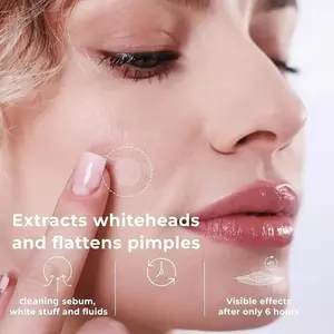 144pcs Hydrocolloid Patches, Ultra-Thin Waterproof Invisible Acne Patches, Gentle on Skin, Suitable for Sensitive Skin, Facial Care