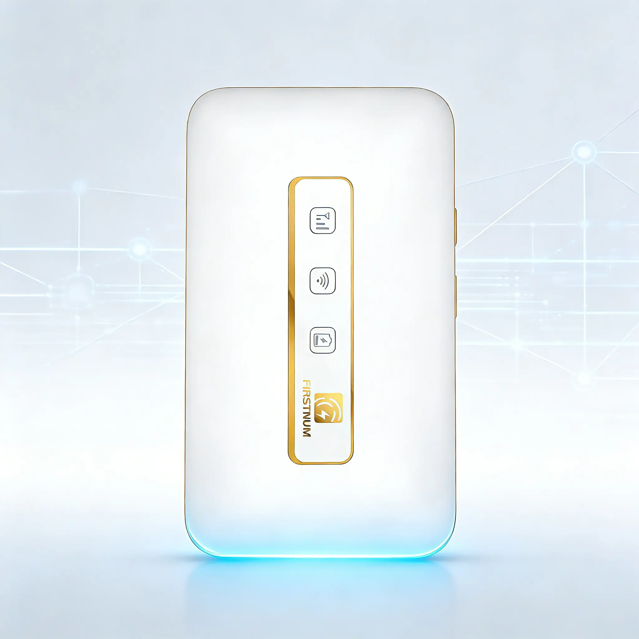 FIRSTNUM M5 Portable Internet Hotspot - eSIM Travel Pocket Wi-Fi Device for 150+ Countries, No SIM Needed, Supports Up to 10 Devices, 1GB Free Monthly Data, Smart WiFi Wireless Connectivity