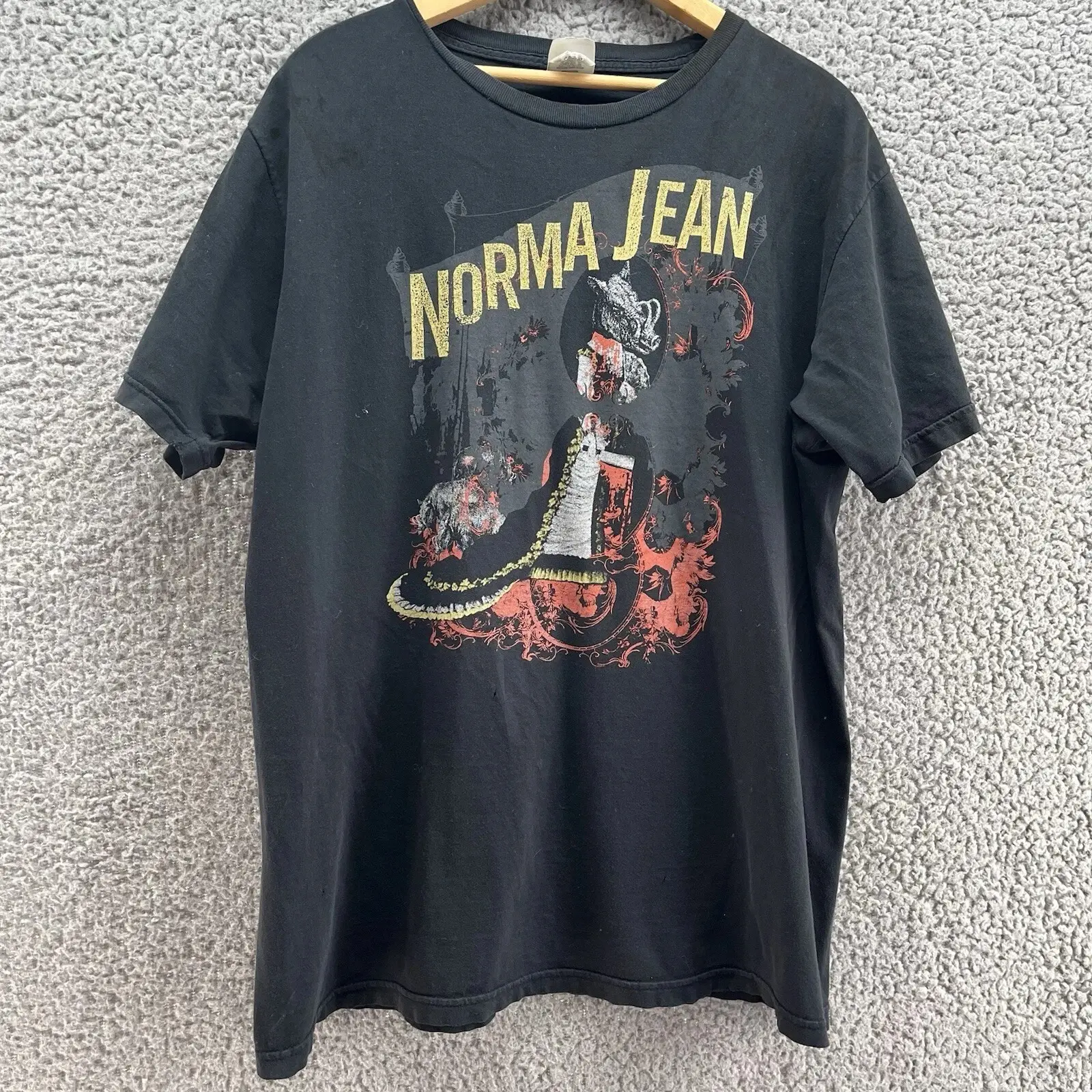 Vintage Norma Jean Concert Band Tee Mens Merch Warthog MetalCor
