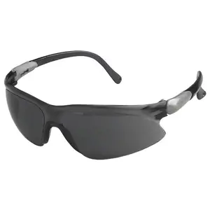 KleenGuard Visio Safety Glasses with Silver Temple and Smoke Anti-Fog Lens