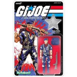 Super7 - G.I. Joe - ReAction+ Wv8 - LT. Falcon (America's 250th Anniversary)  [COLLECTIBLES] Action figurine/statue, Collectible