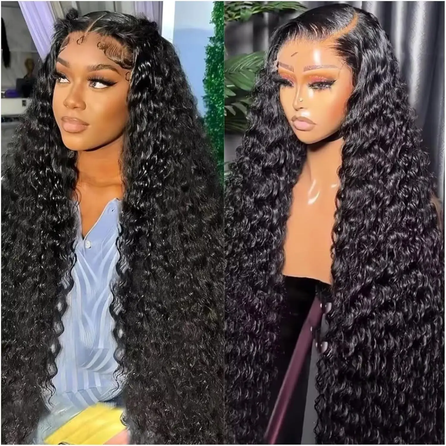 NULOOK HAIR 6x6 HD Lace Glueless Wig | Water Wave Human Hair | Pre-Bleached & Pre-Cut Wear & Go | 180% Density Natural Hairline #wigtok #Blackgirl #SpringVibes #MothersDaySale Curly Wig Stylist Friendly Wig