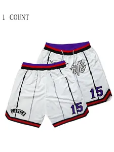 Men's Letter & Number Embroidery Drawstring Waist Gym Shorts, Sporty Design Casual Breathable Comfortable Jersey Shorts for Outdoor Basketball Training, Summer Sports Bottoms for Men