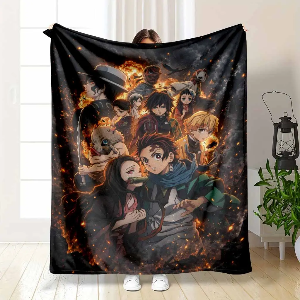 Anime Battle Action Scene Floor Mat Japanese Fantasy Manga Warrior Print NonSlip Soft Absorbent Washable Rug For Bedroom Living Room Game Room Dormitory Office Decor Anniversary Birthday Gift Housewarming Present