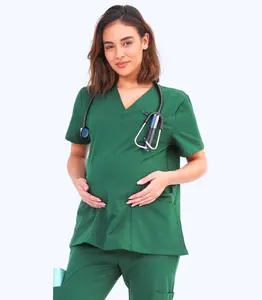 Alina Mae Maternity Nursing Scrub Top for Women - Workwear for Pregnant Women - Breathable and Quick-Dry - Clothing Breathable Clothing Comfortable Uniform Comfort