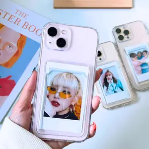 Transparent Silicone Photocard Holder Case for iPhone 11/11 Pro/11 Pro Max | Shockproof, Protective Cover with Card Slot - Durable iPhone Accessory Protection Cellphone Phonecase