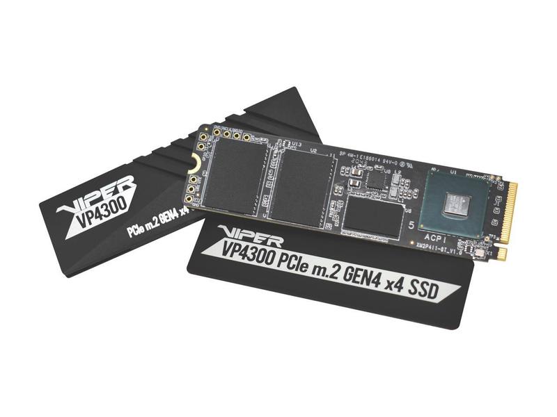 Patriot Viper VP4300 2TB M.2 Gen4 NVMe SSD – DRAM Cache, Heatsink, 7400MB/s, PCIe 4.0 x4 Internal Solid State Drive VP4300-2TBM28H